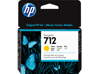 712 29ML YELLOW INK CARTRIDGE
