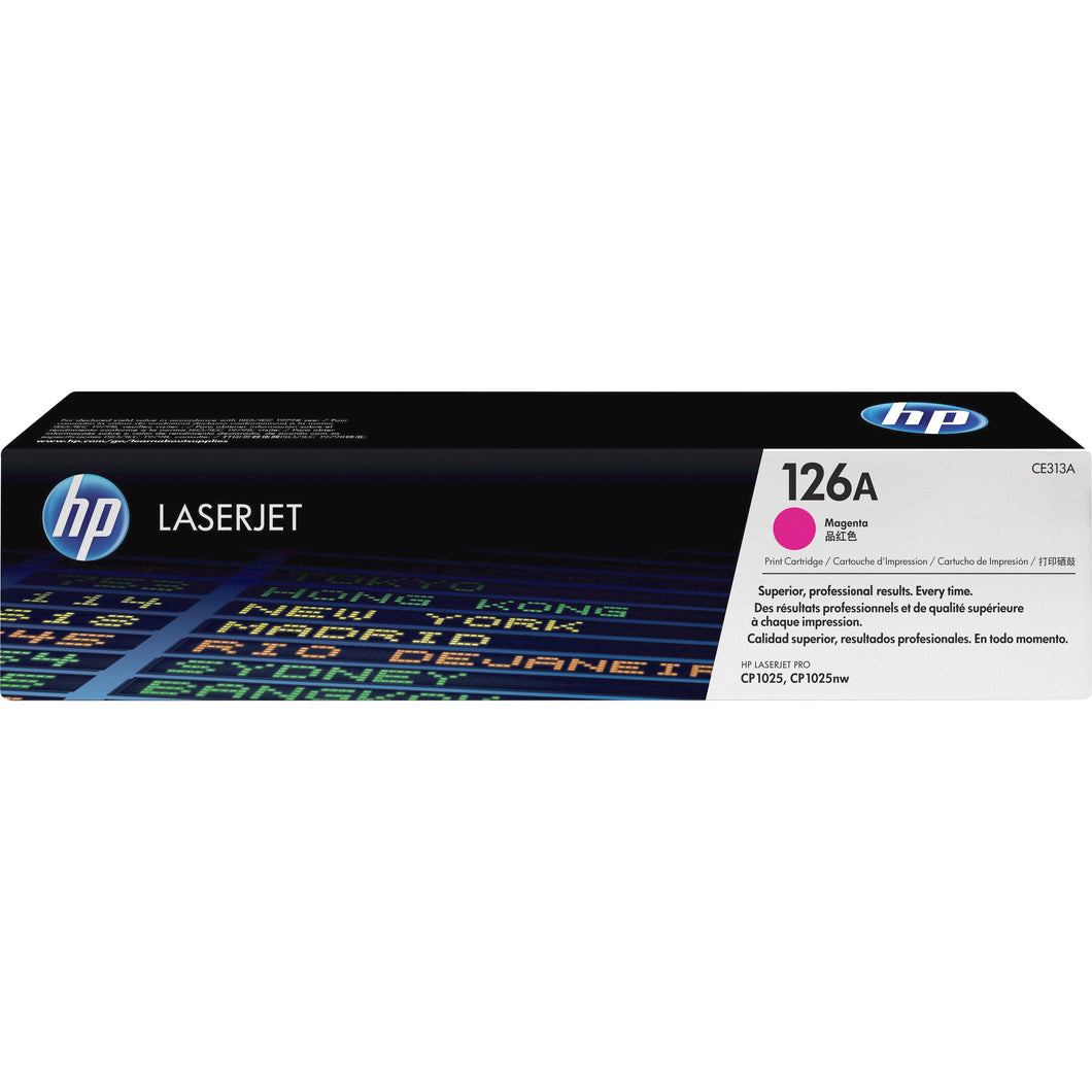 HP 126A Magenta Original LaserJet Toner Cartridge CE313A