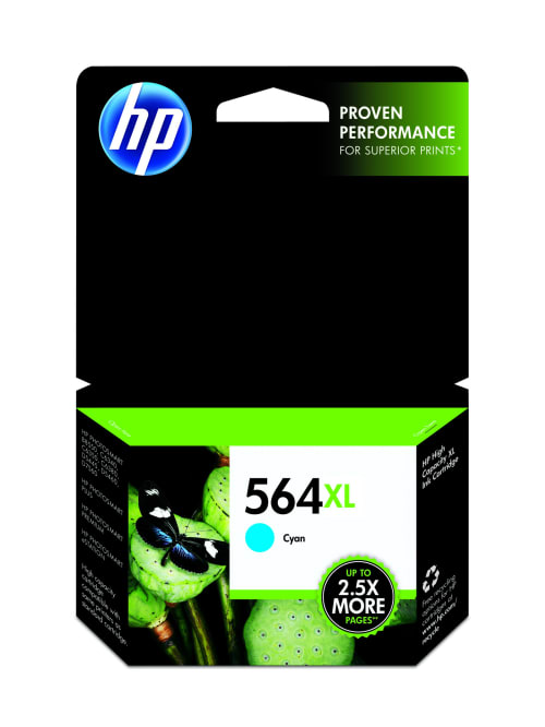 564XL CYAN INK CARTRIDGE CB323WN