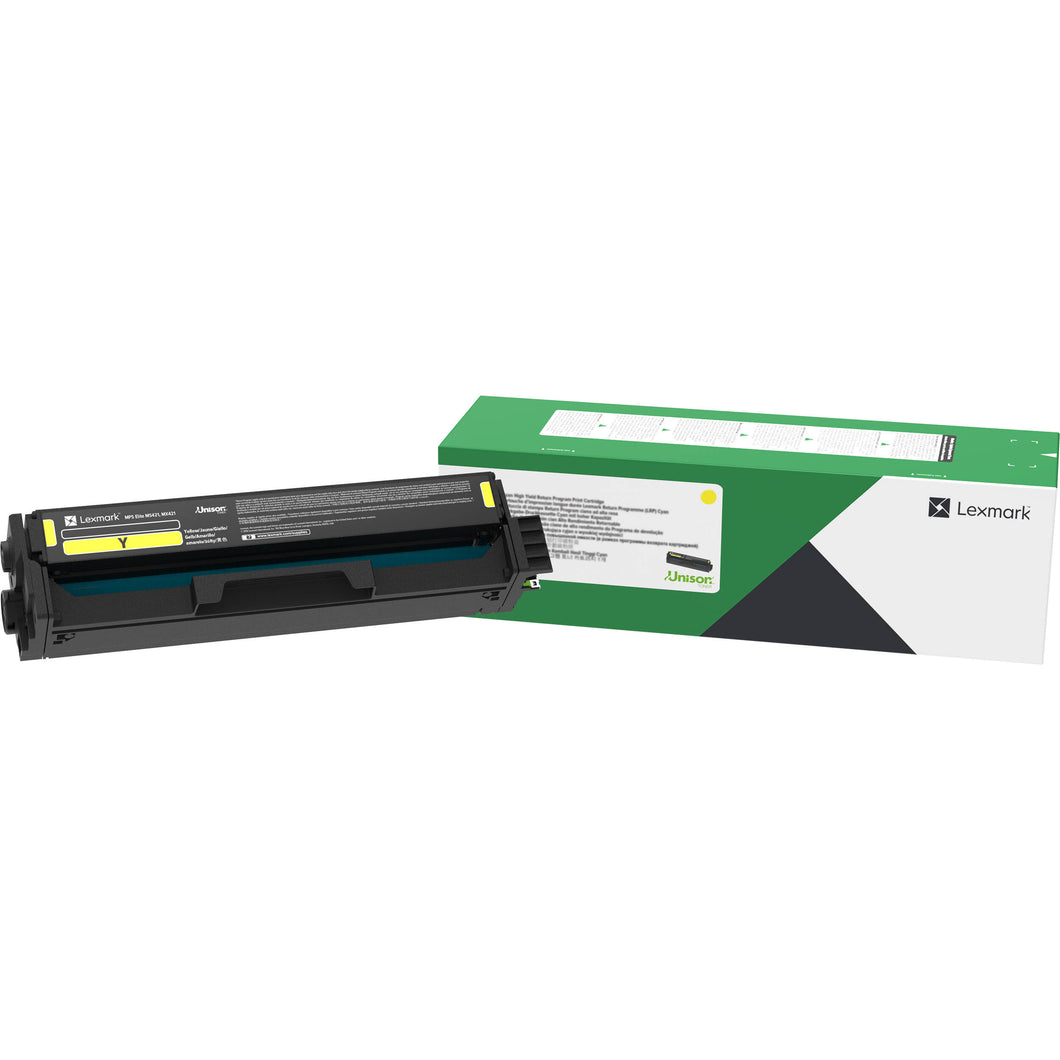 Lexmark 20N10Y0 Original Yellow Return Program Toner Cartridge