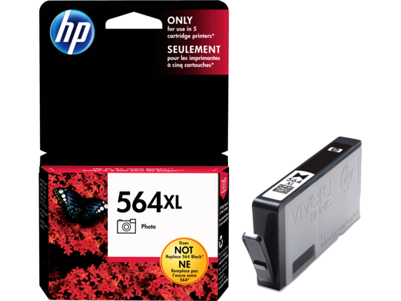 564XL PHOTO BLACK INK CARTRIDGE CB322WN