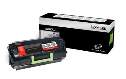 Lexmark 520XAL Original Toner Cartridge - Black - Laser - Extra High Yield