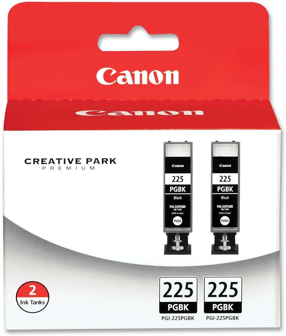 2PK PGI-225 BLK INK CARTRIDGE