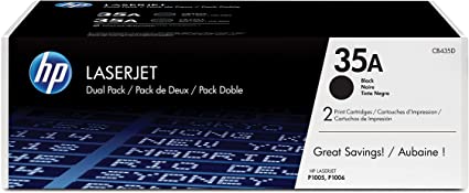 CB435D 2PK 35A BLACK TONER CARTRIDGE