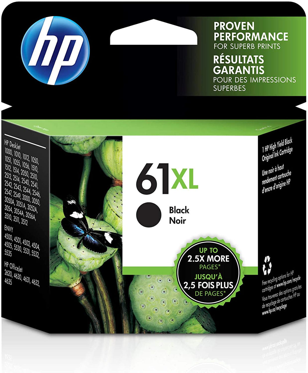 61XL BLACK INK CARTRIDGE CH563WN