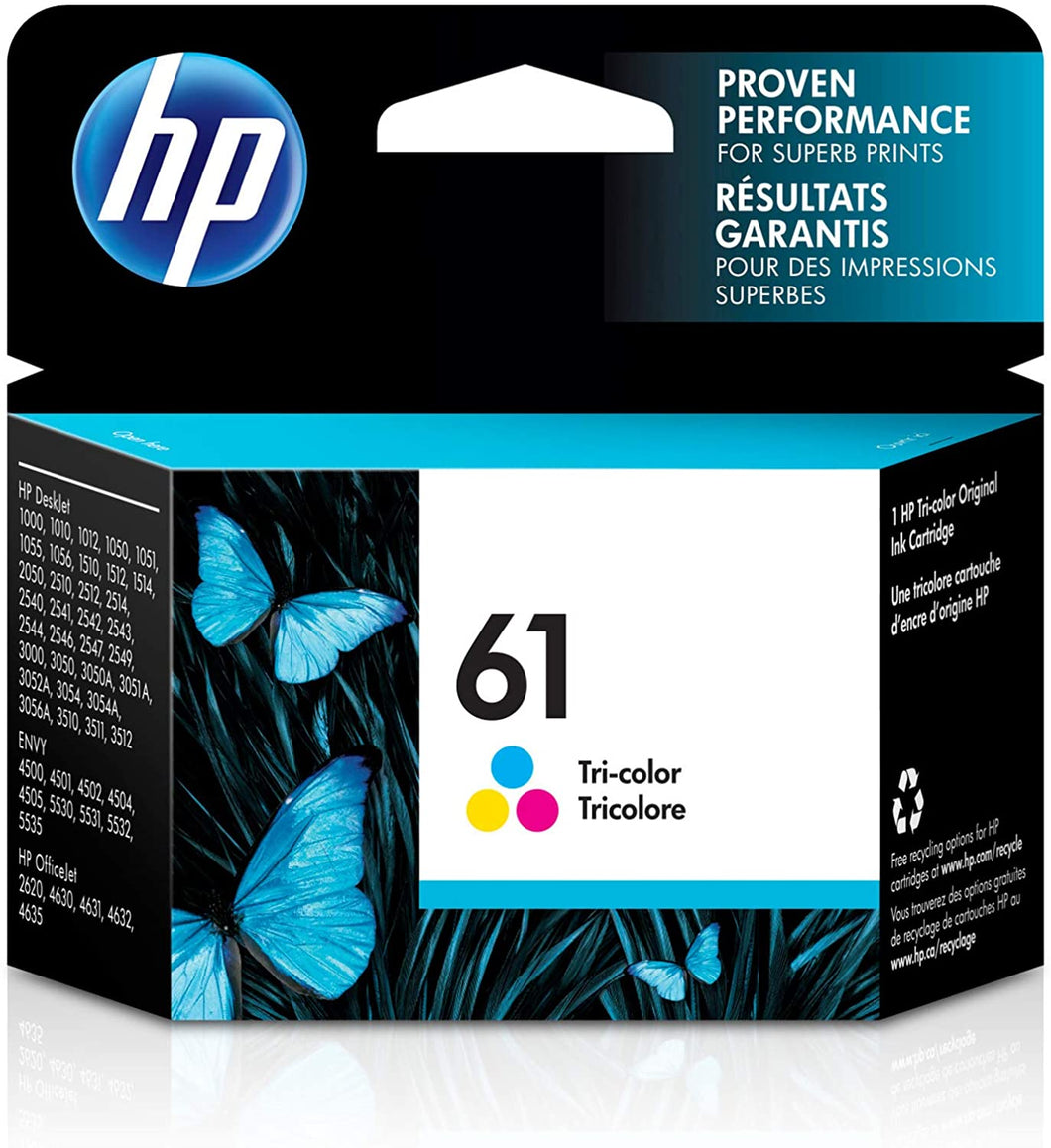 61 TRI-COLOR INK CARTRIDGE CH562WN