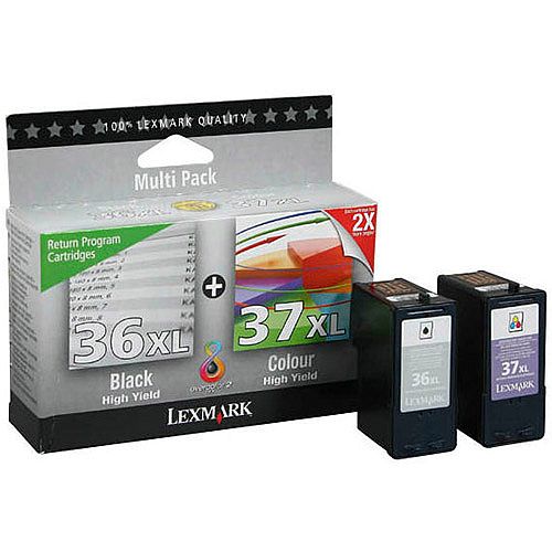 Lexmark Combopack N° 36XL / 37XL Ink Cartridges 18C2170 / 18C2180