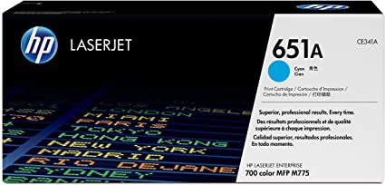 651A CYAN TONER CARTRIDGE CE341A