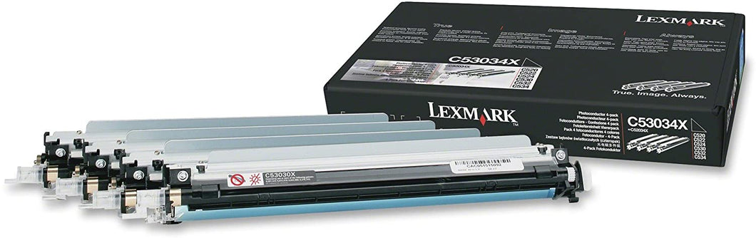 Lexmark C53034X Original Black Photoconductor - 4/Pack