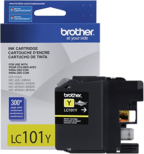 Brother LC101Y Original Yellow Ink Cartridge