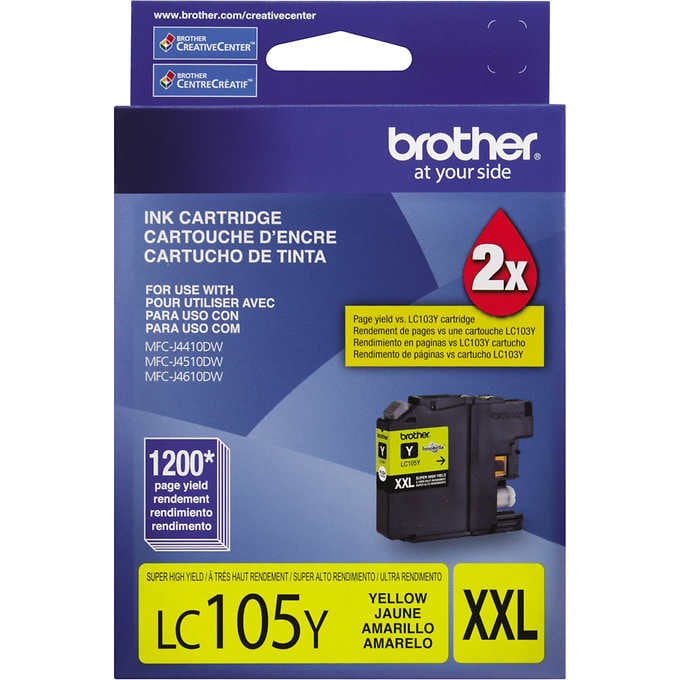 Brother LC105YS Original Yellow Ink Cartridge Extra High Yield