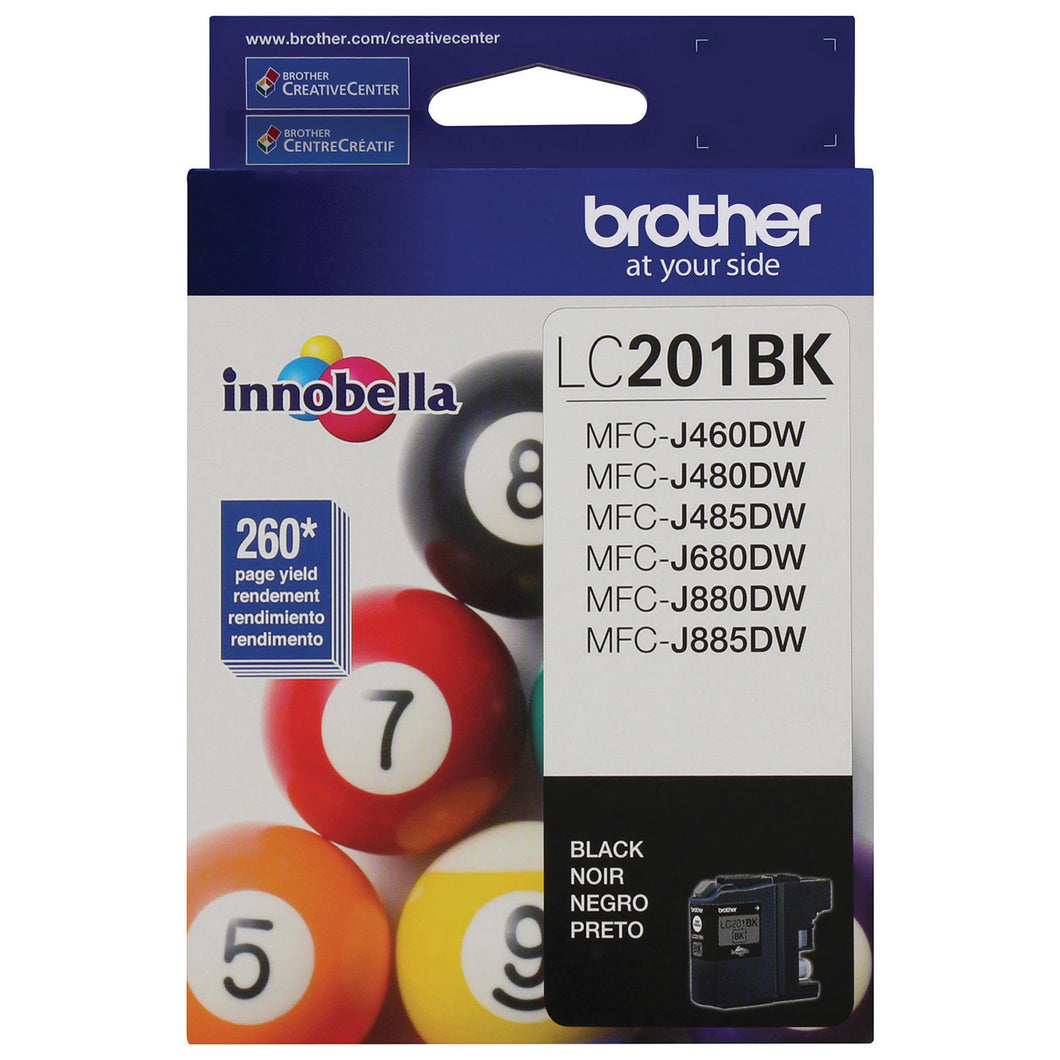 Brother LC201BK Original Black Ink Cartridge
