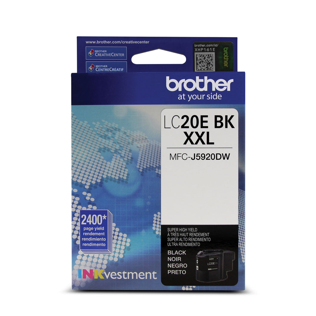 Brother LC20EBKS Original Black Ink Cartridge Extra High Yield