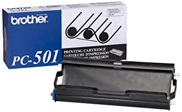 Brother PC501 Original Thermal Transfer Black Ribbon Fax Cartridge