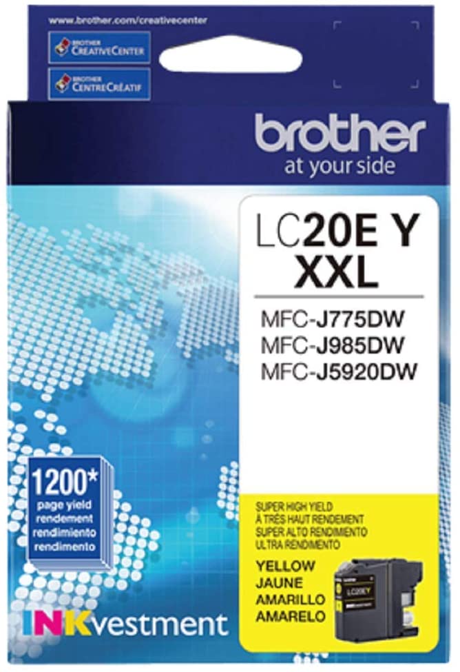 Brother LC20EYS Original Yellow Ink Cartridge Extra High Yield