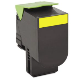 Lexmark 80C1XY0 (801XY) Yellow Compatible Toner Cartridge