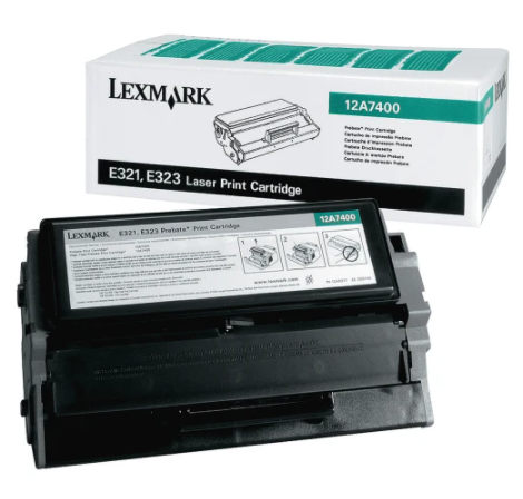 Lexmark 12A7400 Original Black Return Program Toner Cartridge