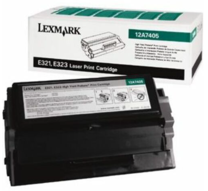 Lexmark 12A7405 Original Black Return Program Toner Cartridge High Yield