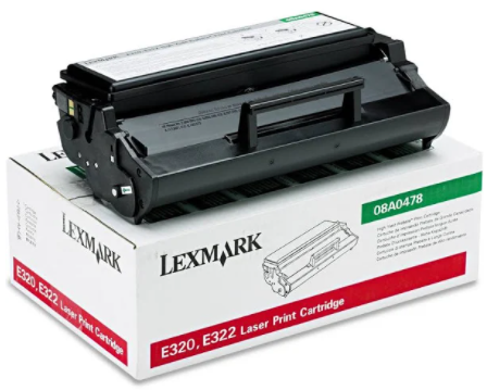 Lexmark 08A0478 Original Black Toner Cartridge High Yield