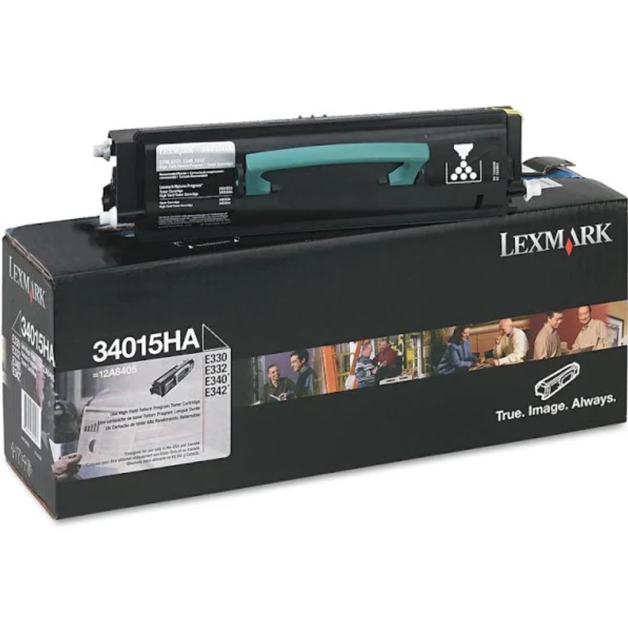 Lexmark 34015HA Original Black Return Program Toner Cartridge High Yield