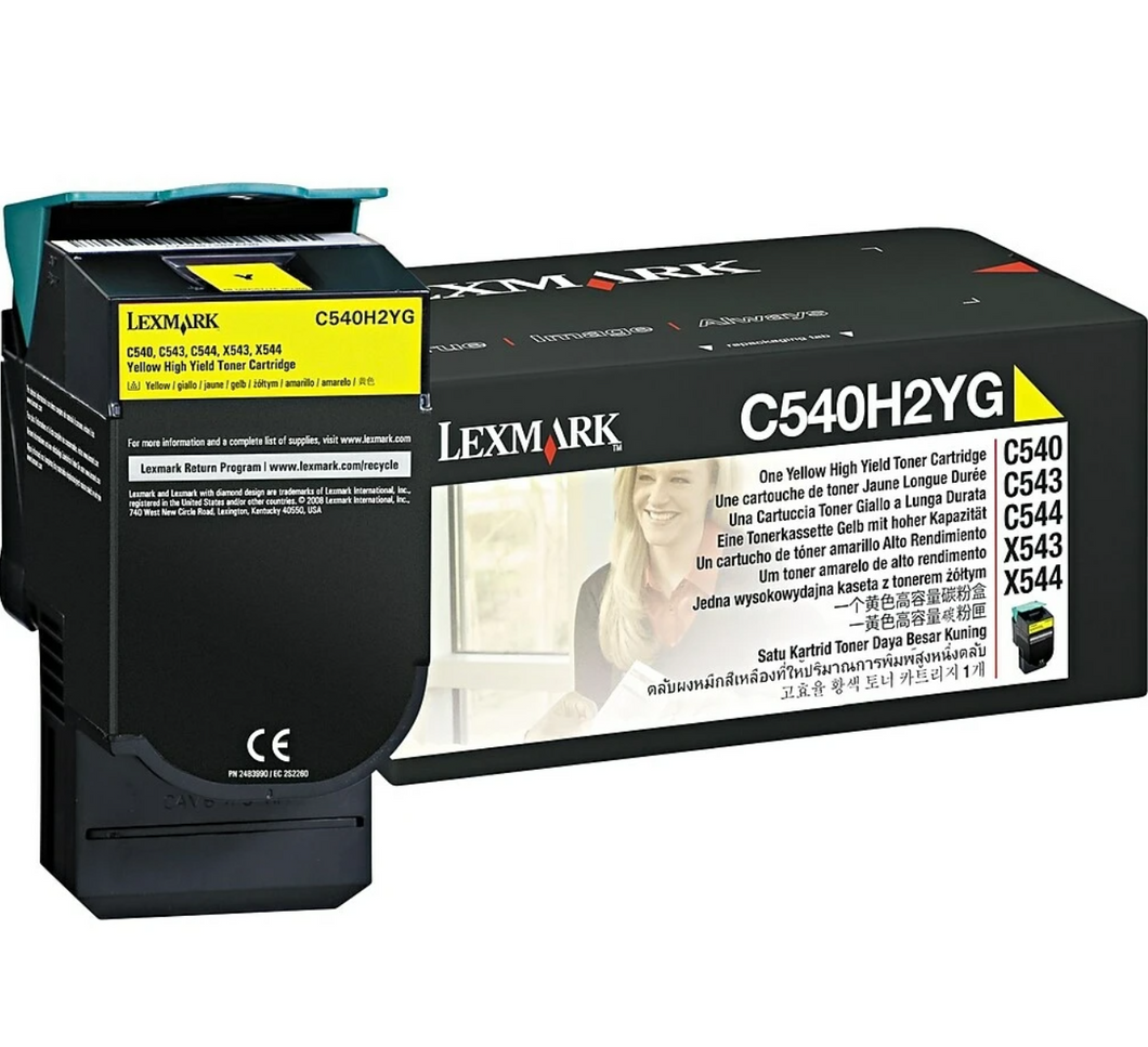 YELLOW HIGH YIELD TONER CARTRIDGE C540H2YG