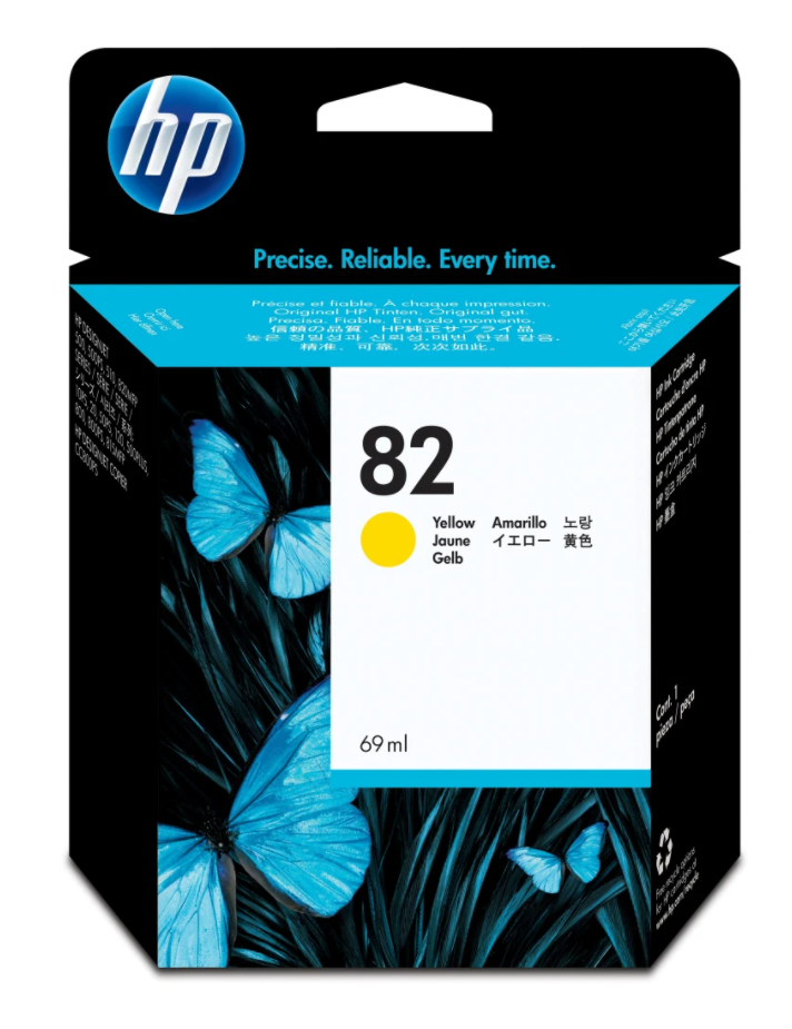 HP 82 Yellow Ink Cartridge (C4913A)