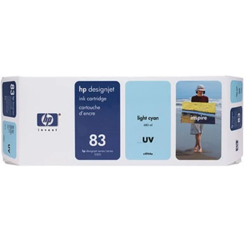 HP DesignJet 83 Cyan UV Printhead and Cleaner (C4961A)