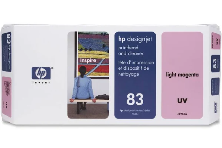 HP 83 680-ml Light Magenta DesignJet UV Ink Cartridge C4965A