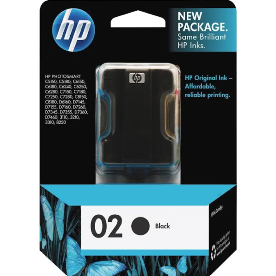02 US BLACK INK CARTRIDGE EAS