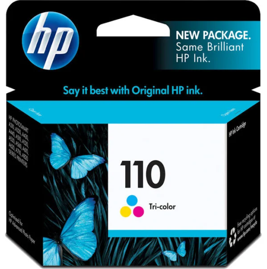 HP 110 CB304AN Tri-Color Inkjet Cartridge