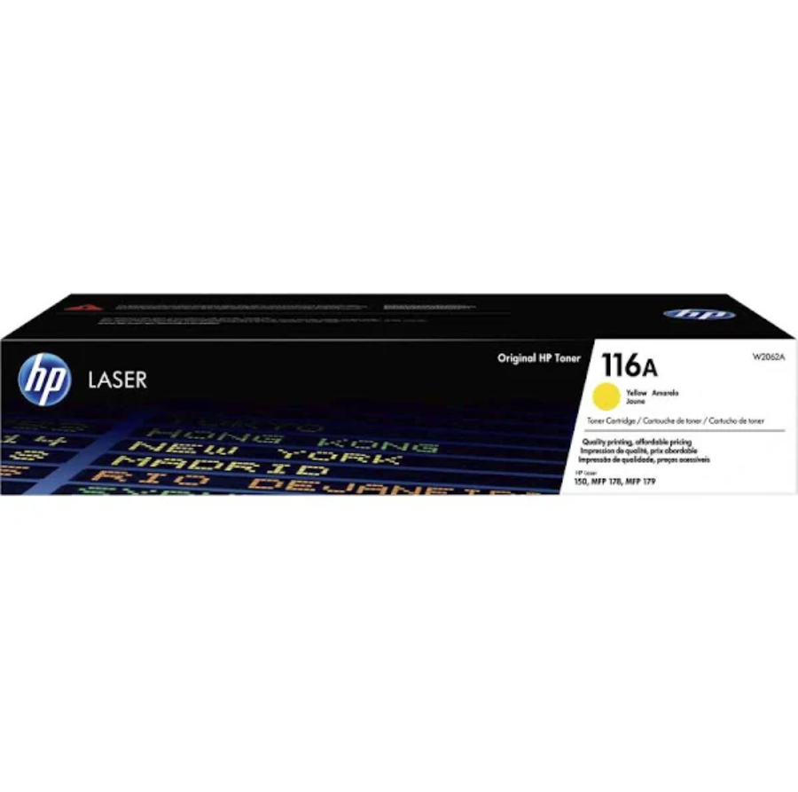 HP 116A YELLOW ORIGINAL TONER CARTRDIGE W2062A