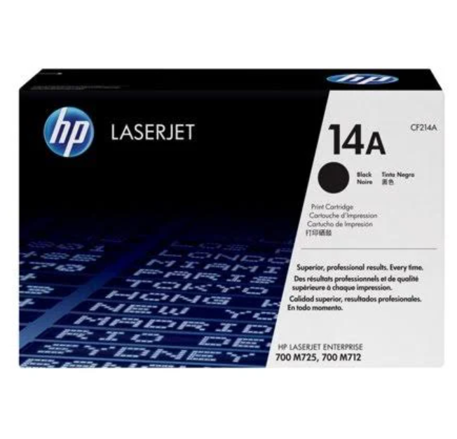 HP 14A Black Original LaserJet Toner Cartridge CF214A