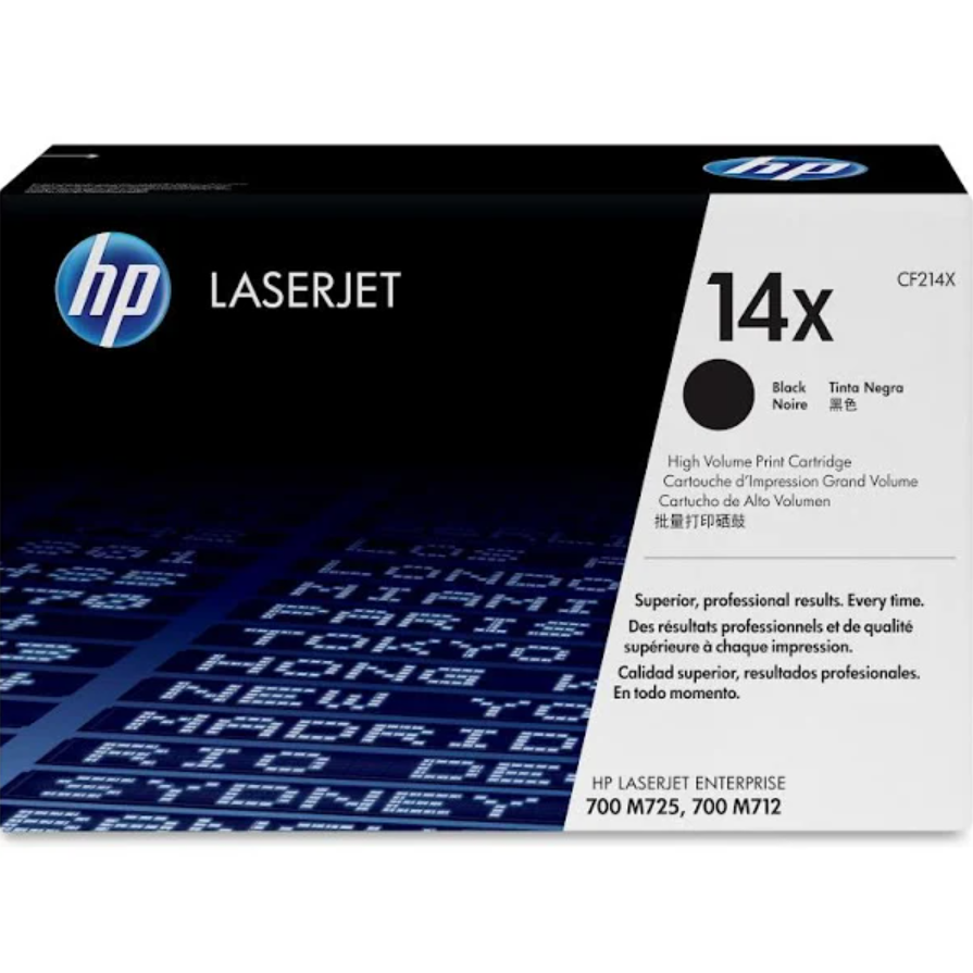 HP 14X High Yield Black Original LaserJet Toner Cartridge CF214X