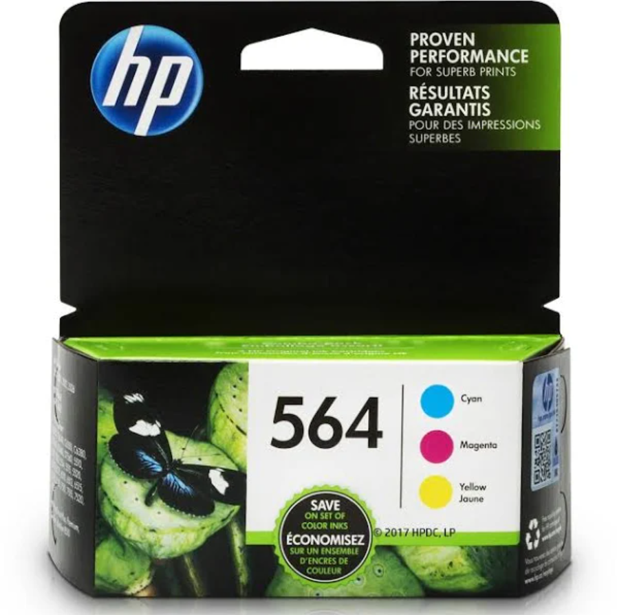 3PK 564 CMY INK CARTRIDGE COMBO