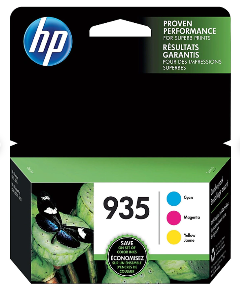 3PK 935 CMY INK CARTRIDGE COMBO