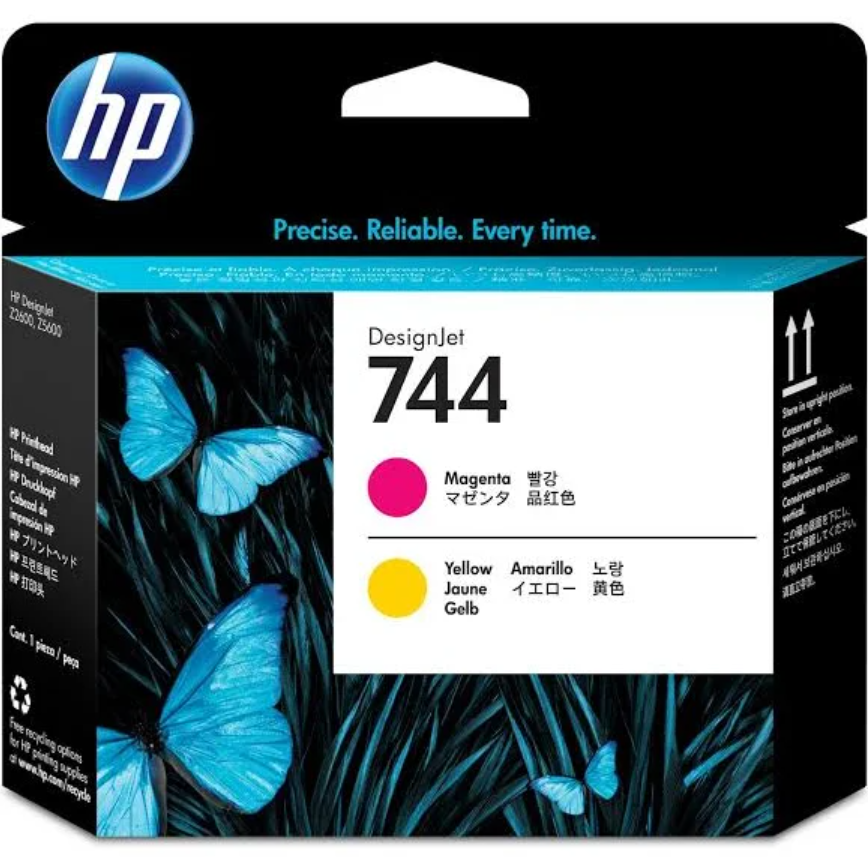 744 MAGENTA AND YELLOW