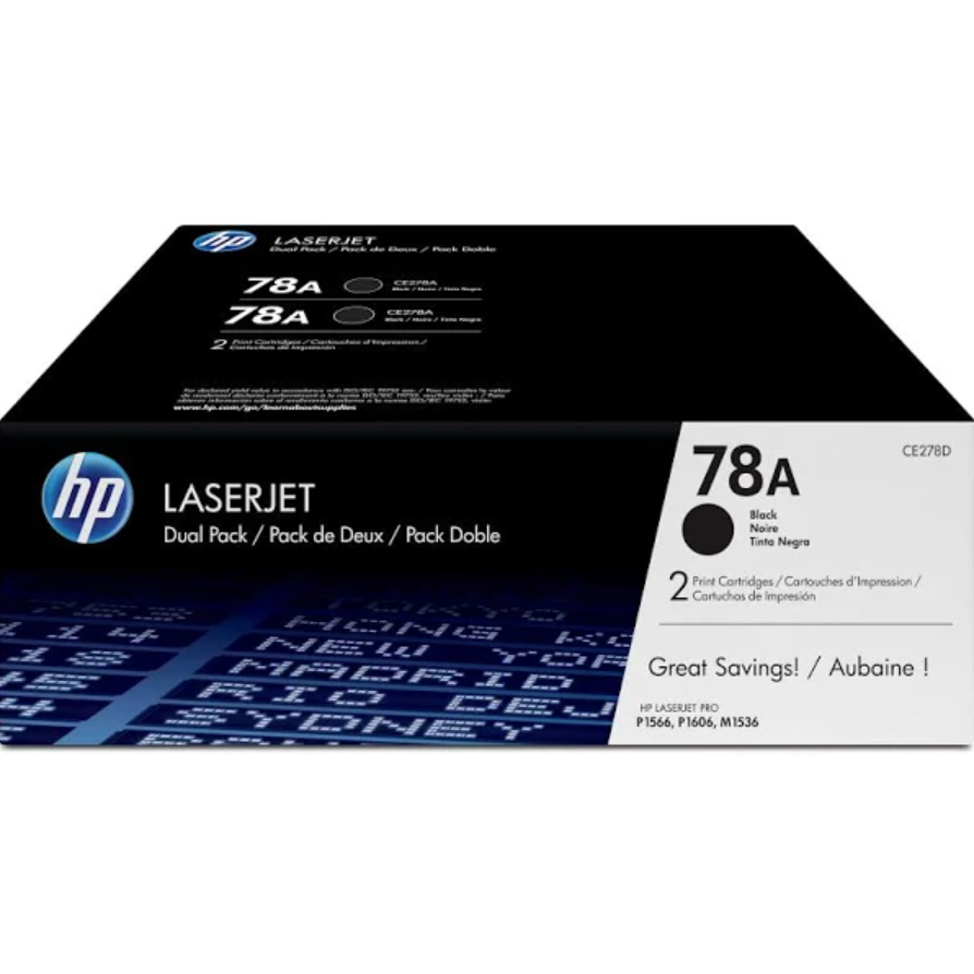 78A DUAL PACK TONER CARTRIDGE