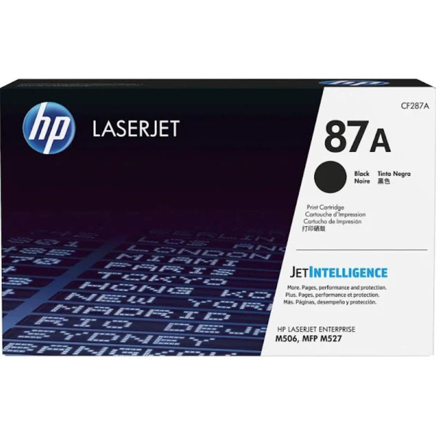 87A BLACK LASERJET TONER CF287A