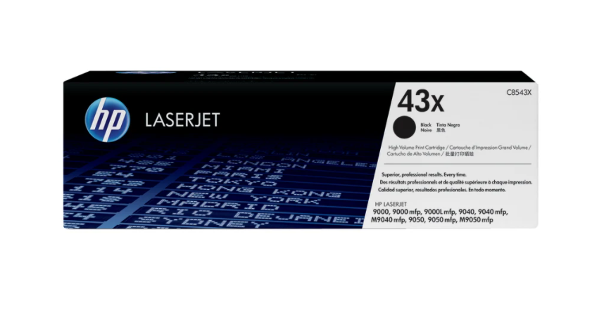 BLACK TONER CART 30K YLD C8543X