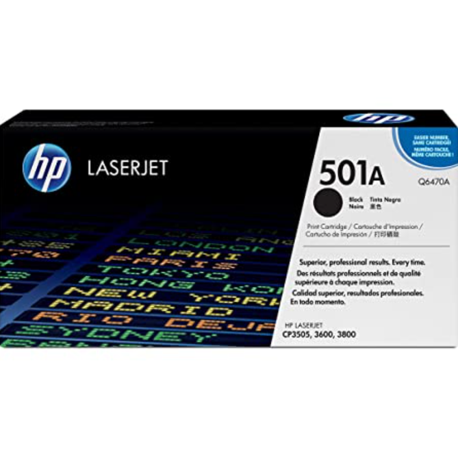 BLACK TONER CARTRIDGE Q6470A