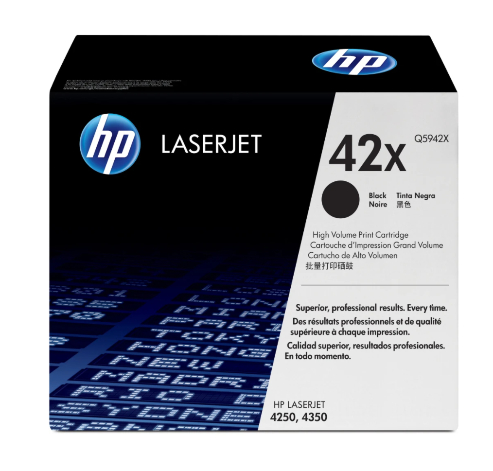 BLACK TONER CARTRIDGE LASERJET Q5942X