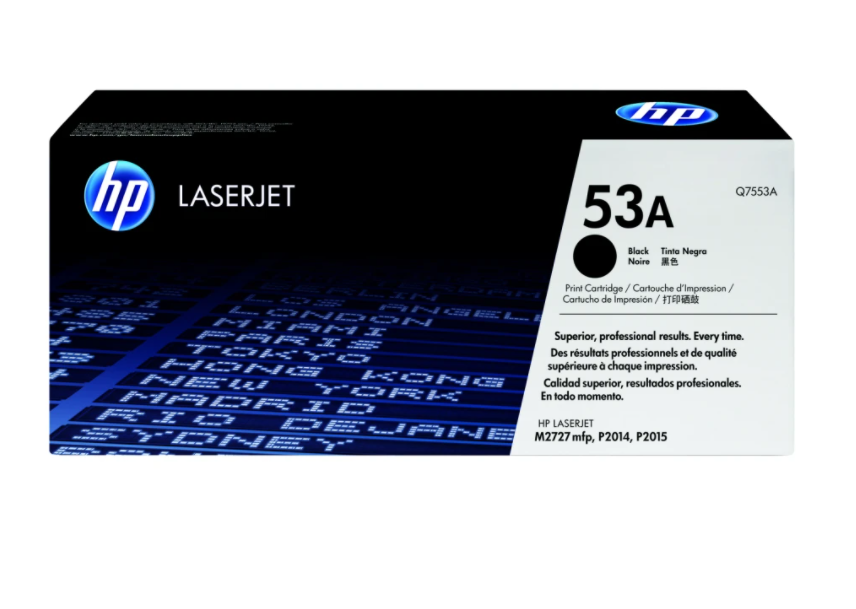 BLACK TONER CARTRIDGE LASERJET Q7553A