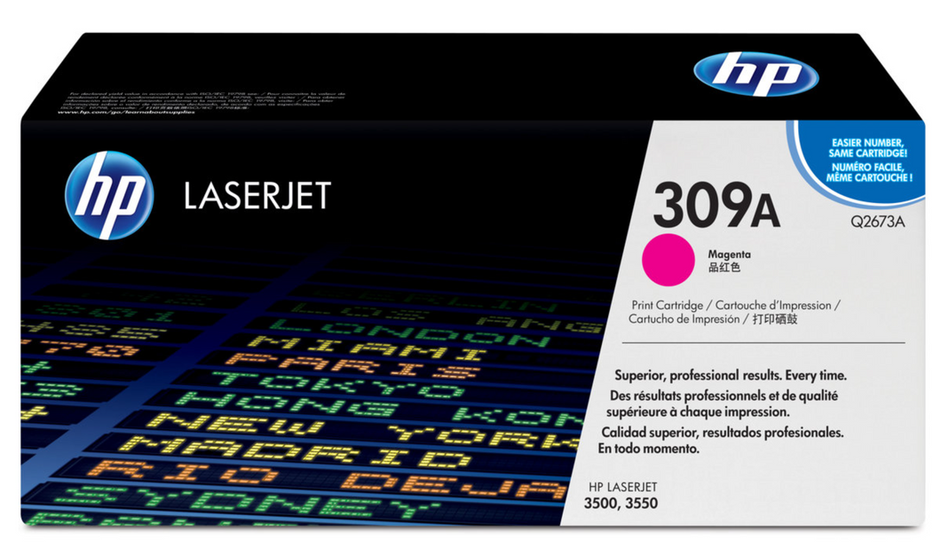 HP Q2673A Toner Cartridge, Magenta Original