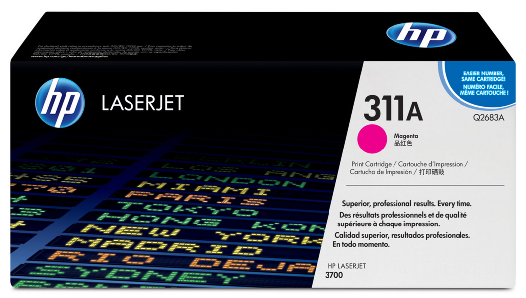 HP Colour LaserJet 3700, 3700N, 3700DN, 3700DTN (HP 311A) - Toner Cartridge, Mag