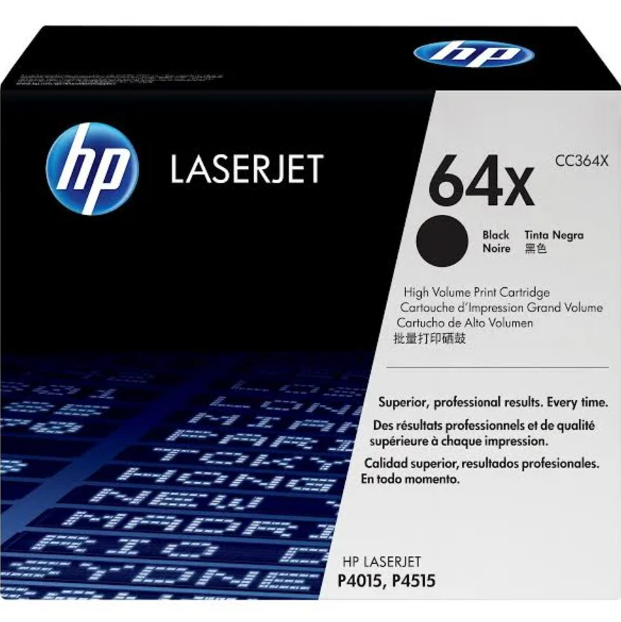 LASERJET 24K BLACK TONER CC364X