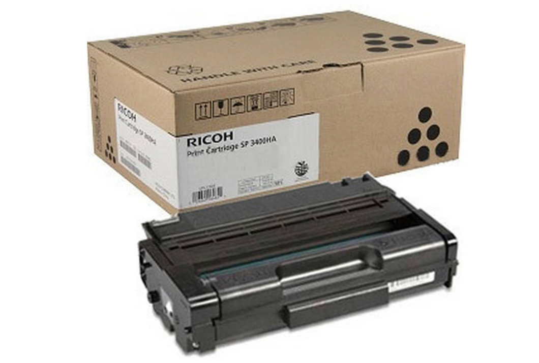 RICOH SP3400HA BLACK HIGH YIELD TONER CARTRIDGE FOR USE IN SP3400N SP3400SF SP34