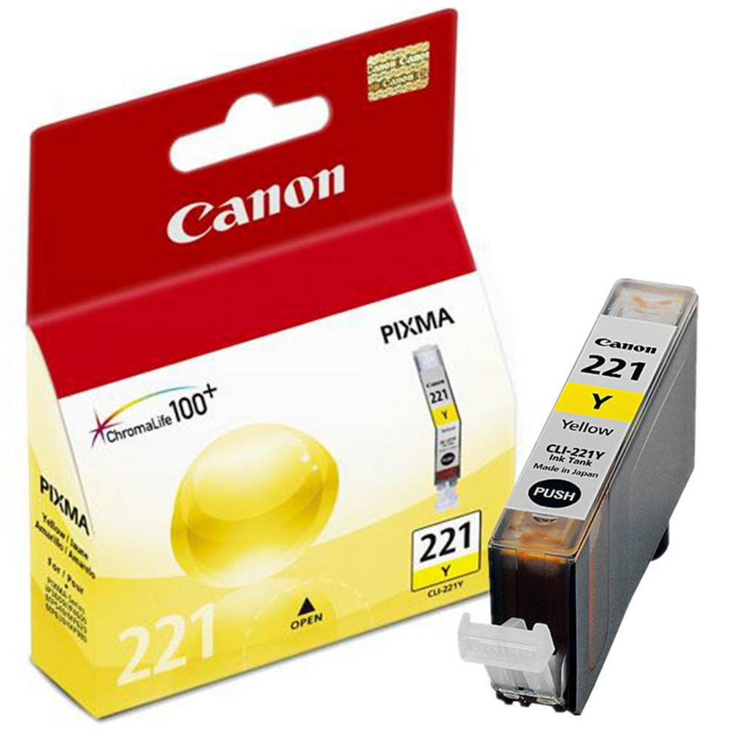 CLI-221 INK YELLOW 3PK 2949B001-K