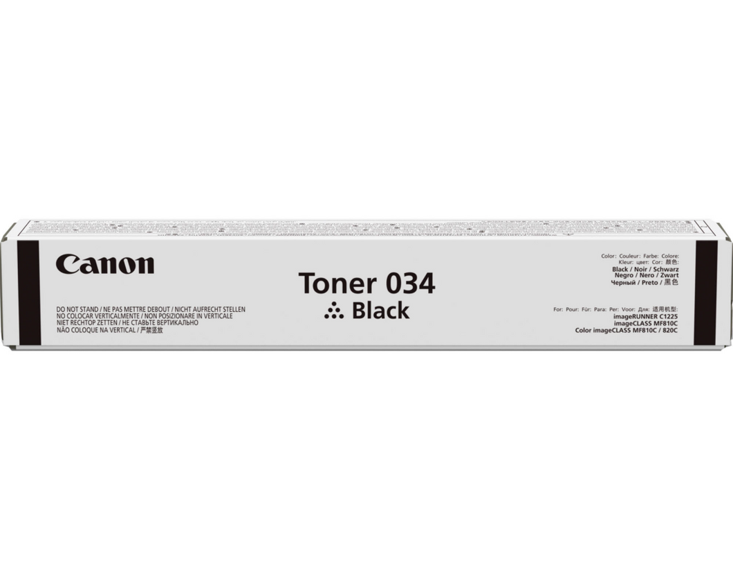 TONER 034 BLACK FOR IMAGECLASS