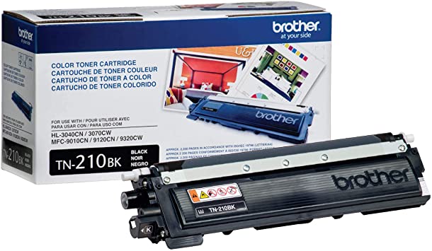 Brother TN-210BK Original Black Toner Cartridge