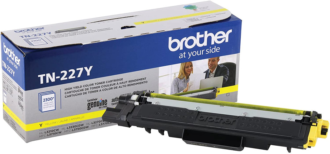 Brother TN227Y Original Yellow Toner Cartridge High Yield